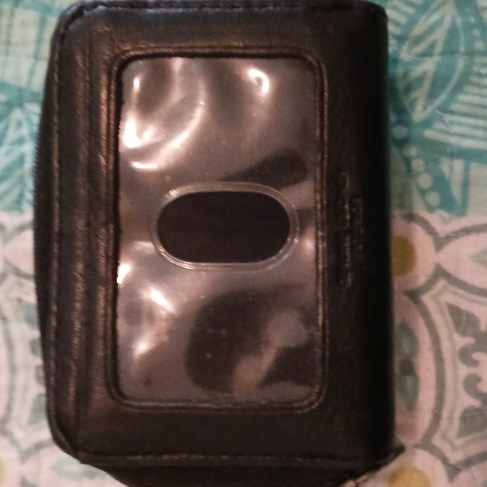 Business, credit card holder. Multi slots, larger area clear front pocket for id